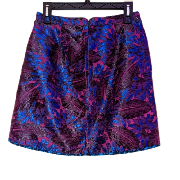 NWOT Vibrant midi skirt made in India, quality materials, fits like 2/4 - Picture 8 of 8